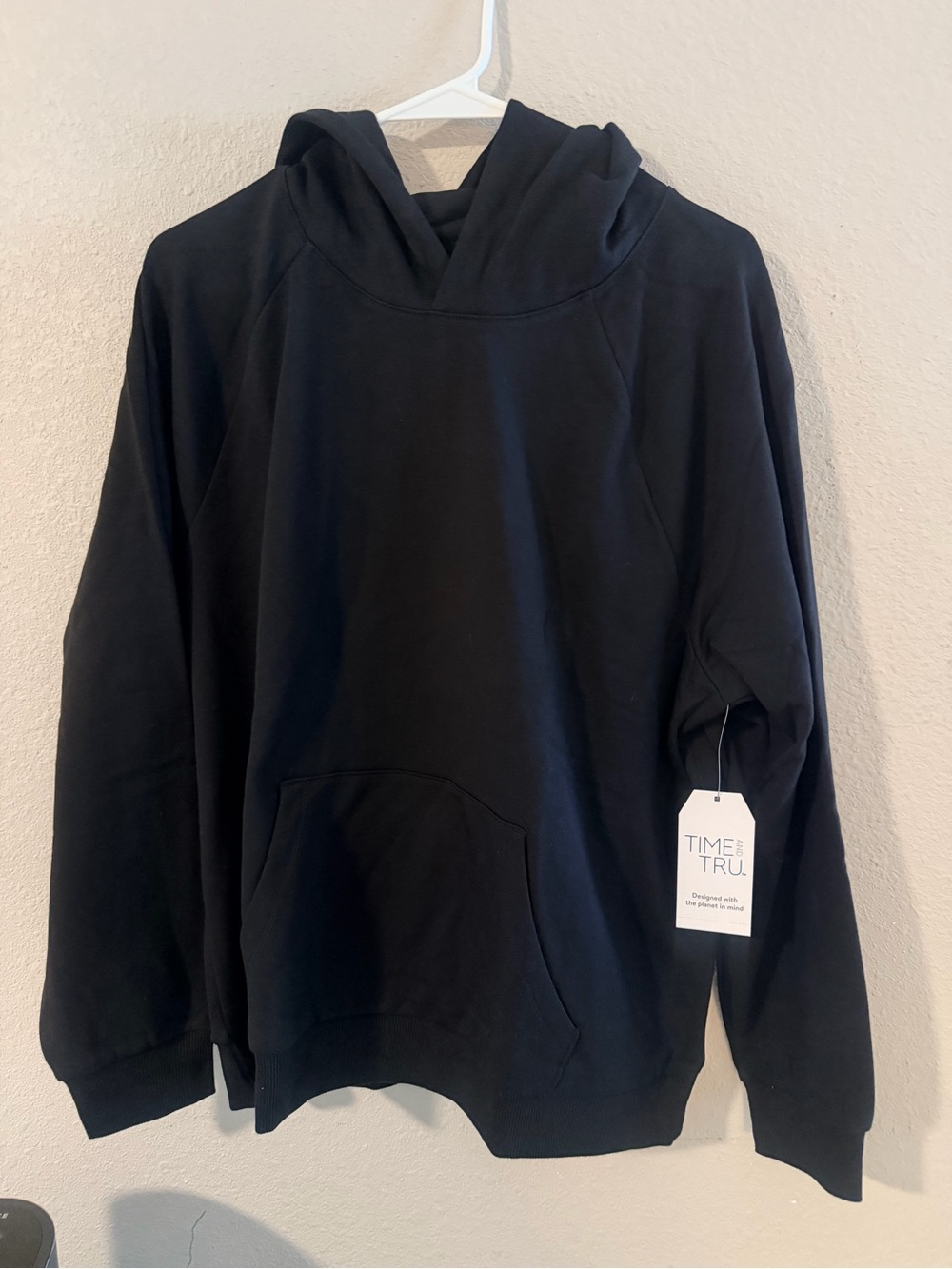 Men's Black Hooded Sweatshirt